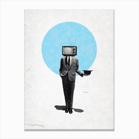 Too Much Tv Canvas Print