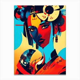 Geisha 82 Canvas Print