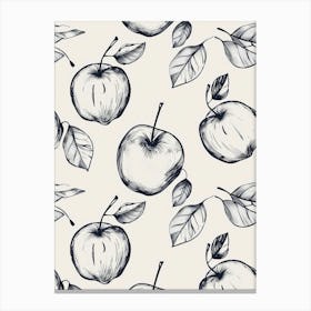 Apple Pattern Canvas Print