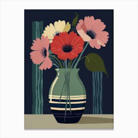 Flowers In A Vase 53 Canvas Print