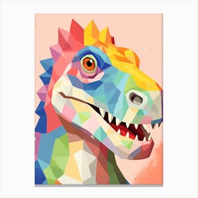 Colourful Dinosaur Suchomimus 1 Canvas Print