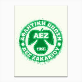 Aez Zakakiou First Division Cyprus Canvas Print