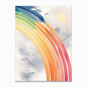 Rainbow In The Sky Canvas Print