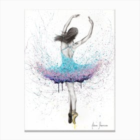 Twirling Flower Dance Canvas Print