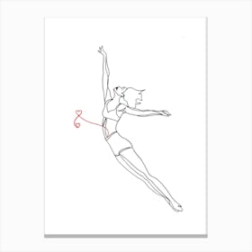 Free Dancer Canvas Print