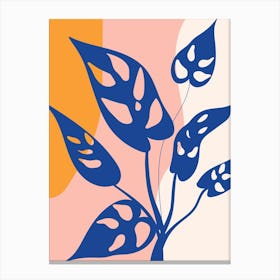 Abstract Floral Painting Canvas Print