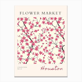 Houston Flower Market Canvas Print