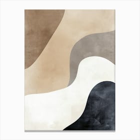 Echoes Of Stillness Minimalist Style Canvas Print