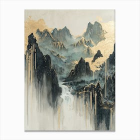 Karakoram Light Artistic Fluidity Canvas Print