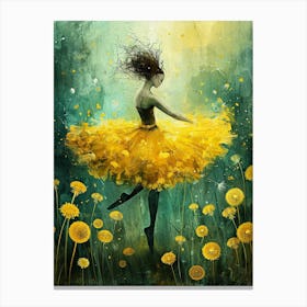 Dandelion ballerina 3 Canvas Print