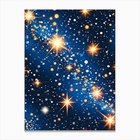 Starry Sky Background Canvas Print