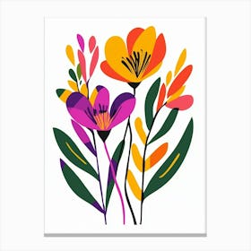 Colorful Flowers Canvas Print