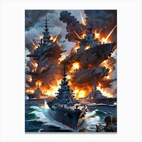 World War Ii 2 Canvas Print