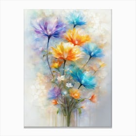 Flowers In A Vase 30 Canvas Print