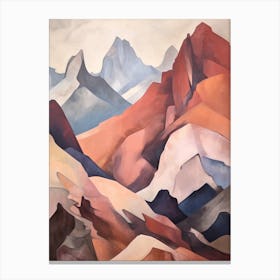 Mount Blackburn Usa 2 Mountain Painting Canvas Print