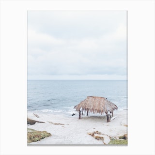 The Birdrock Hut Canvas Print