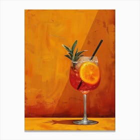 Aperol Spritz Art Print 249 Canvas Print