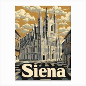 Aihrgdesign A Classic 1960s Travel Poster For Siena Showcasin 1b8aa8b6 0a76 4095 B743 A7eb42e34282 1 Canvas Print