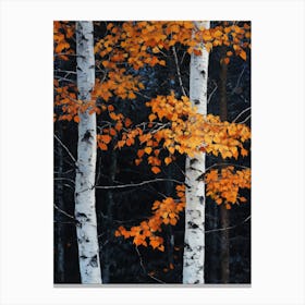 Trees In The Forest 8 Canvas Print