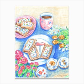 Pastel Brunch Canvas Print