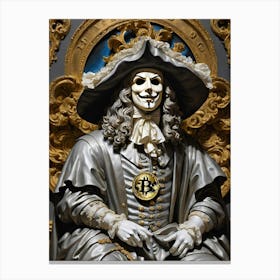 Anonymous Satoshi Canvas Print