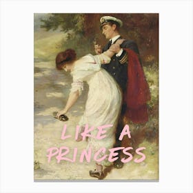 Like A Princess Canvas Print