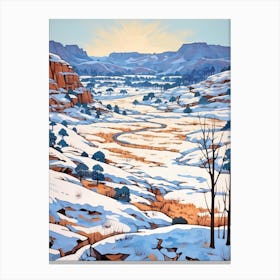 Zion National Park United States 4 Canvas Print