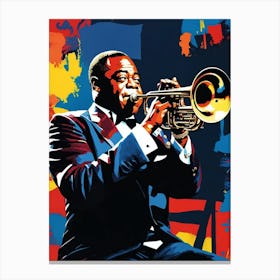 Jazz Musician Canvas Print