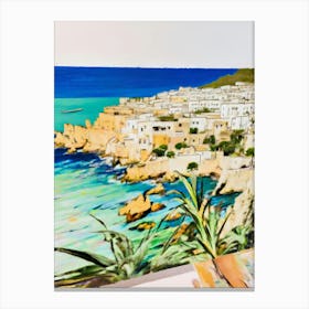 Of A Seaside Town Canvas Print
