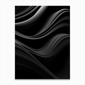 Black Art Digital Texture 1 Canvas Print