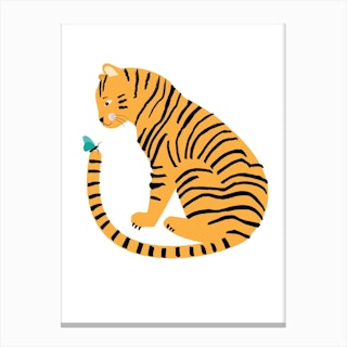 Tiger Friendship Canvas Print