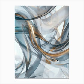 Abstract Curves 1 Canvas Print