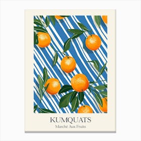 Marche Aux Fruits Kumquats Fruit Summer Illustration 4 Canvas Print