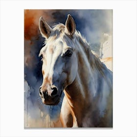 White Horse Canvas Print