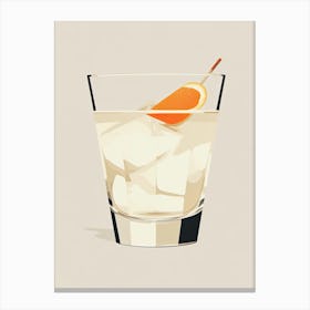 Illustration Paloma Floral Infusion Cocktail 3 Canvas Print