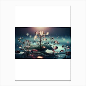 Water Droplets Canvas Print