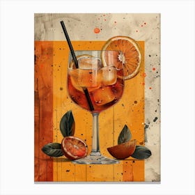 Aperol Spritz Art Print 295 Canvas Print