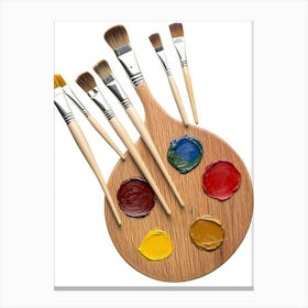 Set Of Paint Brushes Canvas Print