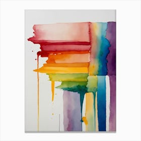 Rainbow Painting Canvas Print