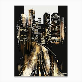 Cityscape Canvas Print 1 Canvas Print