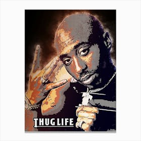 2pac Thug Life Canvas Print