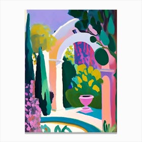 Giardino Di Boboli, 1, Italy Abstract Still Life Canvas Print