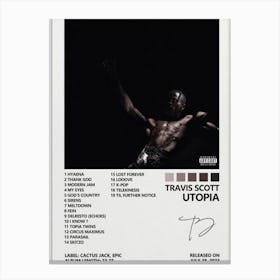 Travis Scott Utopia Canvas Print