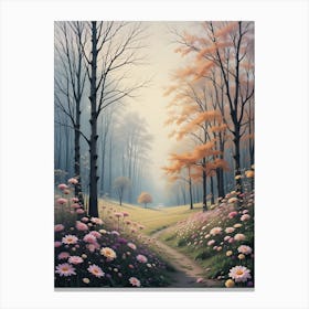 Path In The Woods 5 Canvas Print