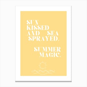 Summer magic Canvas Print