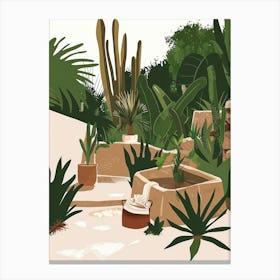 Cactus Garden 21 Canvas Print