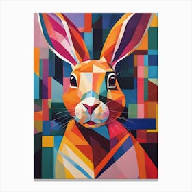 Geometric Rabbit 1 Canvas Print