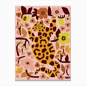 Raarr Jaguar Canvas Print
