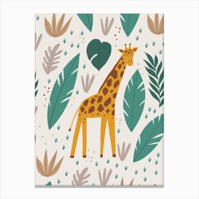 Giraffe Safari Canvas Print