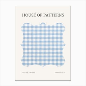 Checkered Pattern Poster 15 Canvas Print